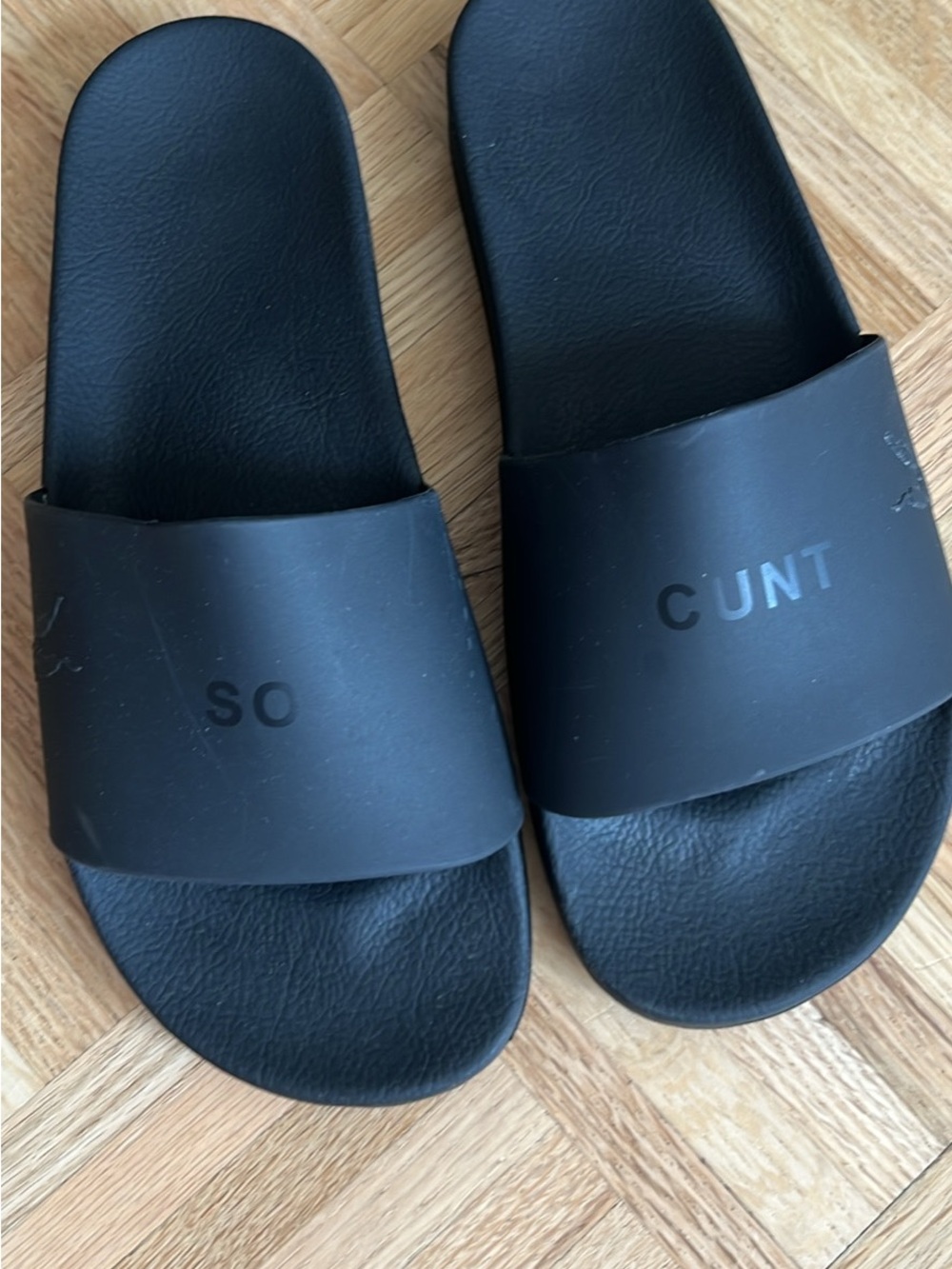 Rick Owens DRKSHDW So Cunty Slides